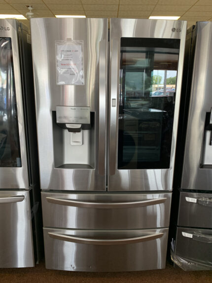 28 cu ft. Smart InstaView Door-in-Door Double Freezer Refrigerator with Craft Ice
