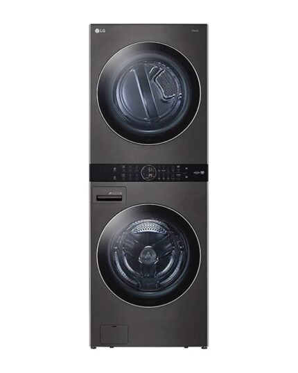Single Unit Front Load LG WashTower with Center Control 4.5 cu. ft. Washer and 7.4 cu. ft. Gas Dryer