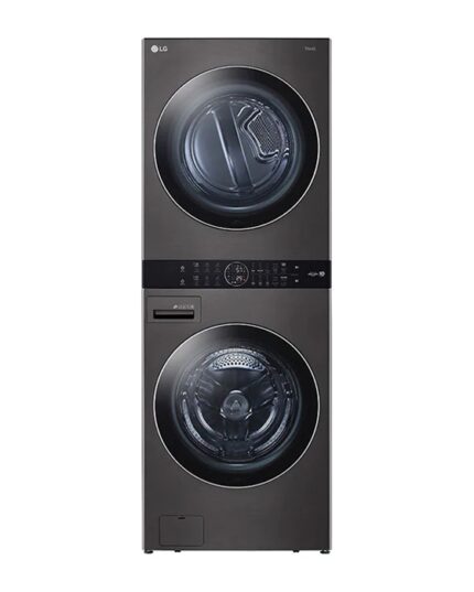 Single Unit Front Load LG WashTower with Center Control 4.5 cu. ft. Washer and 7.4 cu. ft. Electric Dryer