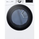 7.4 cu. ft. Ultra Large Capacity Smart wi-fi Enabled Front Load Electric Dryer with TurboSteam and Built-In Intelligence